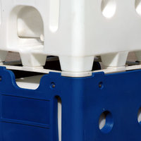 The APL IBC has a rotationally moulded seamless heavy duty plastic outer frame.