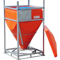 DGO 60 IBC has a steel frame and rotationally moulded seamless plastic liner.