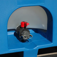 The 155mm inlet has a HDPE¹ screw cap fitted with an EPDM³ O-ring seal as standard.